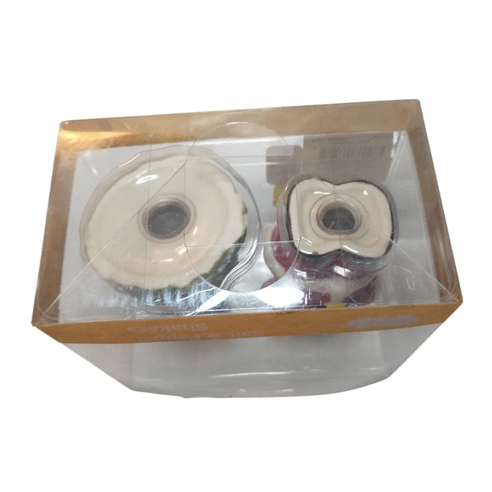 Mud Pie Christmas Santa And Christmas Tree Bow Salt & Pepper Shakers Small New